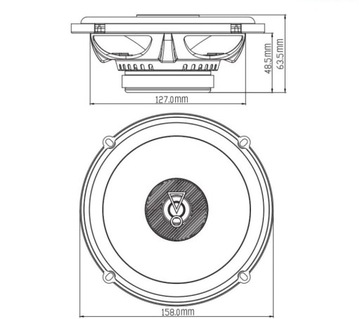 Мощные автомобильные колонки JBL STAGE3 627F 165мм 16,5см, идеально подходят для магнитолы