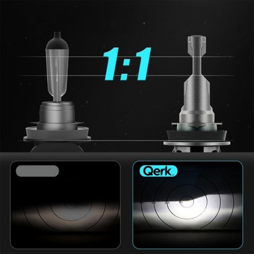 СВЕТОДИОДНЫЕ ЛАМПЫ HB3 QERK НА 1 ДО 1 БОЛЬШЕ СВЕТА МОЖНО МОДЕРНИРОВАТЬ ИДЕАЛЬНО ПОДХОДИТ