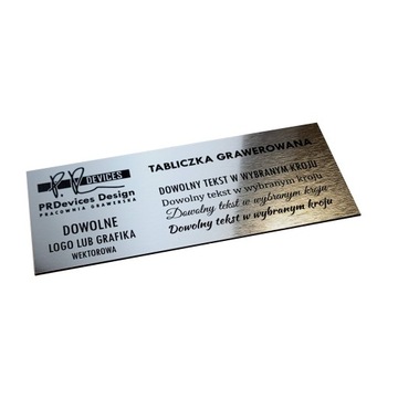 Tabliczka grawerowana 8x4cm - Laser grawerowanie