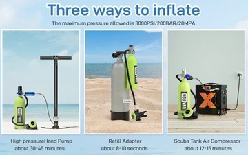 МИНИ-ЦИЛИНДР ДЛЯ ДАЙВИНГА НАБОР ДЛЯ ОТДЫХА-ЛЮБИТЕЛЯ