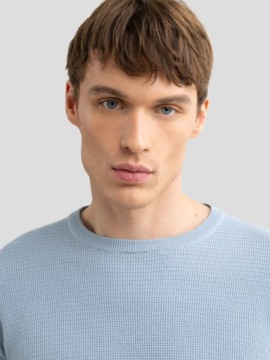 Голубой круглый джемпер Big Star размер XL