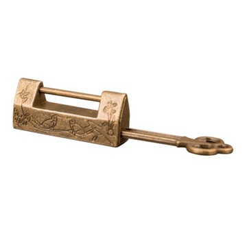 ZAMEK ESCAPE ROOM MINI ANTYCZNA KŁÓDKA ZAMKI VINTAGE KŁÓDKA PUDEŁKA NA BIŻUTERIĘ