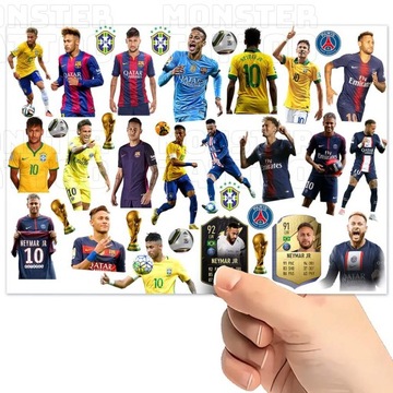 TATUAŻE ZMYWALNE WODNE DLA DZIECI DZIECIĘCE NEYMAR WZORY SUPER JAKOŚĆ