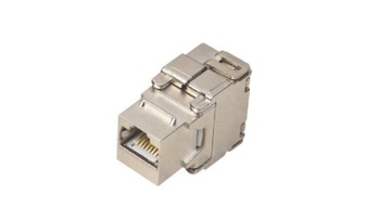 Gniazdo keystone RJ45 STP kat. 6 beznarzędziowe ekranowane Q-LANTEC MKB-S6-