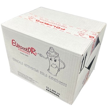 12x EUROCOLOR SZPACHLÓWKA W SPRAY'U 400ml (karton)