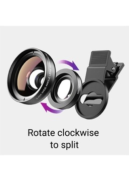 Макротелефонный объектив 0,45 широкоугольный x12