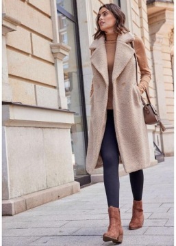 ЖИЛЕТ ИЗ ИСКУССТВЕННОГО МЕХА BONPRIX 44