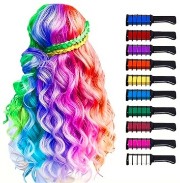 МЕЛ ДЛЯ КРАСКИ ВОЛОС МОЮЩИЙСЯ 10 шт.