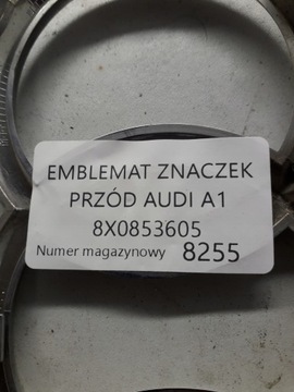 AUDI A1 ZNAK ZNAKY PŘEDNÍ