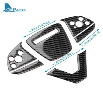 Чехол на раму рулевого колеса AIRSPEED из настоящего мягкого углеродного волокна для Tesla