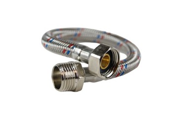 WĄŻ-WĘŻYK DN8 NAK-WKR 1/2''x1/2'' DŁUGOŚĆ 70cm PL