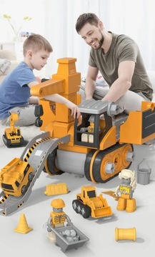 Строительный набор буровой экскаватор DIY 35 штук (W026)