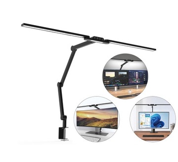 Lampka Biurkowa Kreślarska LED Lampa na Biurko Szkolna Regulowany Z UCHWYT
