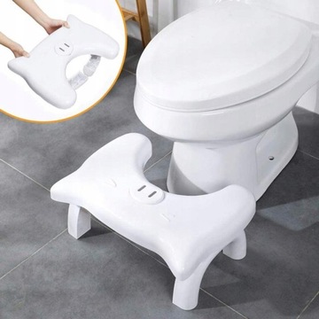 Rozjaśnij składany kucki stołek do toalety