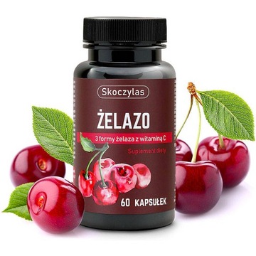 SKOCZYLAS 60k 3 формы железа с витамином С ЖЕЛЕЗО
