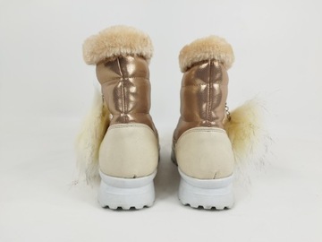 Trendyol fur detail snow ankle boot śniegowce botki r. 37