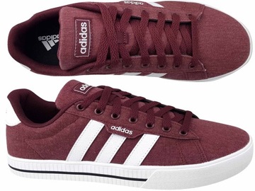 ADIDAS DAILY 3.0 HP6031 BUTY TRAMPKI TENISÓWKI MĘSKIE BORDOWE