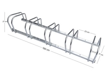 Парковка для велосипедов Металлическая подставка для велосипеда на 5 положений