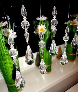 МОДНЫЙ КУЛОН* кристаллы *бусины для штор 80 см