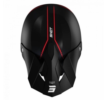 SHOT RACING РАСПРОДАЖА MOTO FURIOUS RAW 3.0 ШЛЕМ ЧЕРНЫЙ КРАСНЫЙ МАТОВЫЙ ЧЕРНЫЙ ЦВЕТ