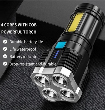 Прожектор Four Eyes Сильный свет USB-фонарик