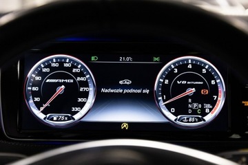 Mercedes Klasa S W222 Coupe AMG S 63 AMG 585KM 2015 Mercedes S 63 AMG V8 585KM. Bezwypadkowy. Ideał., zdjęcie 35