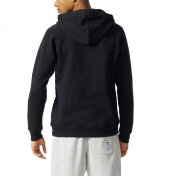Adidas Originals czarna męska bluza Trefoil Hoody AB8291 S