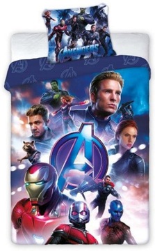 Pościel bawełniana 160x200 Avengers Iron Man