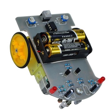 Line Following Tracking Smart Car, Practice Kit, Parts Soldering Assemble