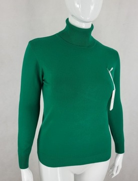 SWETER z golfem GOLF ZIELONY rozm. XL / 2XL