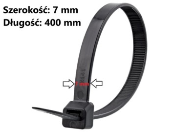 КАБЕЛЬНЫЕ Стяжки UV ЧЕРНЫЕ 7X400