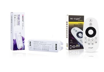 Sterownik + Pilot do taśm LED Ściemniacz 4 strefy