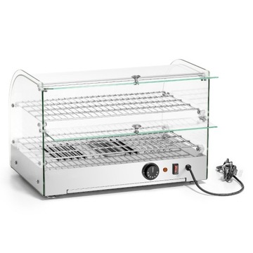 2-Х ЯРУСНАЯ НАГРЕВАЕМАЯ ВИТРИНА 45Л PROFICHEF PC15324