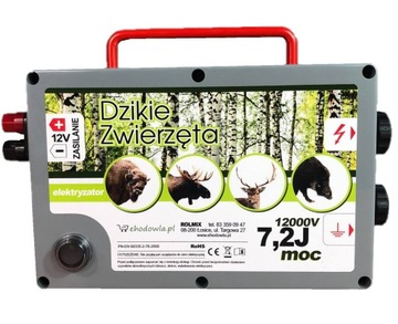 Elektryczny pastuch DZIKIE ZWIERZĘTA 7,2 J