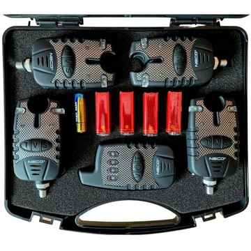 Сигнализаторы поклевки с комплектом NECO Night Sensor 4+1 92001