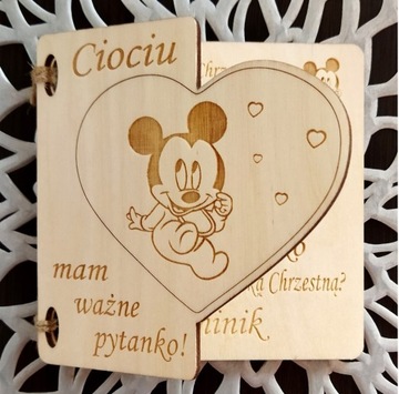 PYTANIE PROŚBA CIOCIU CZY ZOSTANIESZ CHRZESTNĄ