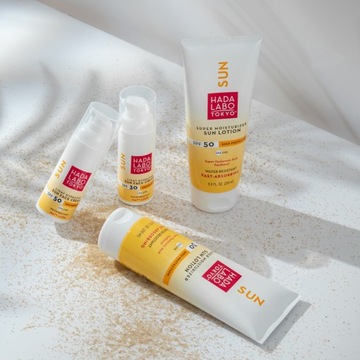 Крем для лица Hada Labo Tokyo с SPF 50.