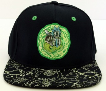 Czapka z daszkiem męska młodzieżowa Rick and Morty SNAPBACK 55-60cm Haft