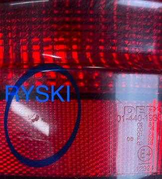 ФОНАР ЗАДНИЙ левый Mercedes M class W163 98-05