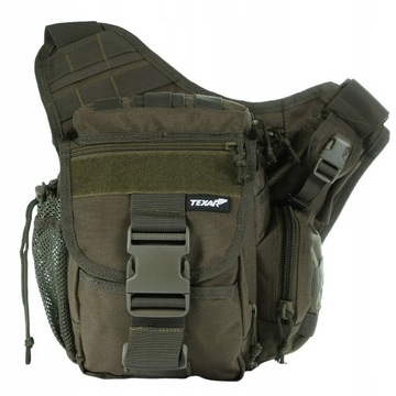 Оливковая тактическая сумка через плечо Texar Commander