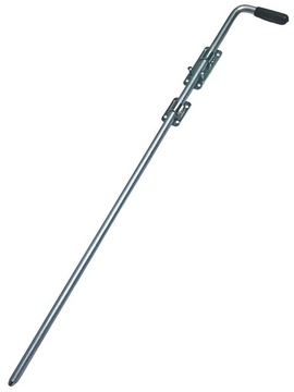 Rygiel zasuwa zamknięcie bramy 800mm wąski ocynk