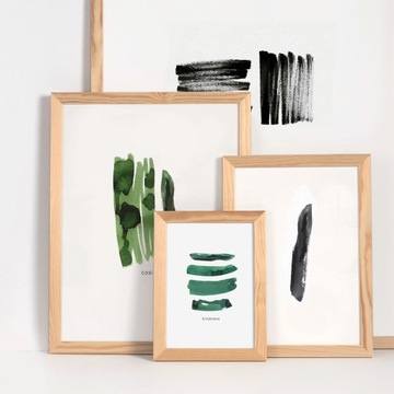 Рамка для фото светлое дерево 50х70 см.