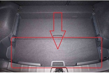 NISSAN QASHQAI 2 II J11 2013-2021 POLIČKA PODLAHY KUFRU OE 849B8-HP50A