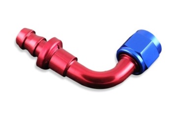 Końcówka 90st AN6 Push-On Czerwony FMIC