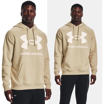 BLUZA MĘSKA UNDER ARMOUR DRESOWA Z KAPTUREM BAWEŁNA SPORTOWA 1357093