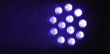 Светодиодный стробоскопический прожектор PAR ULTRAFIOLET DMX 512