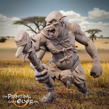 Tribal Half-Troll Model B The Printing Goes Ever O