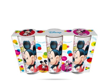 DISNEY Mickey zestaw 3 szklanek INVICTUS 1928