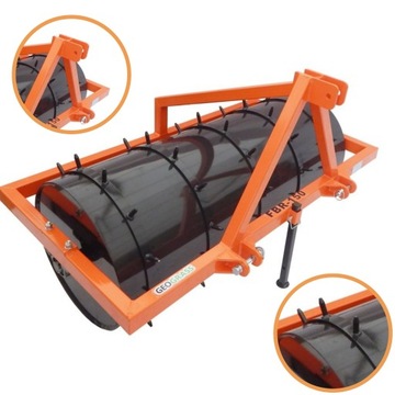 WALEC OGRODOWY ZE SZPIKULCAMI DO TRAWNIKA DO CIĄGNIKA TRAKTORA FBR 150CM
