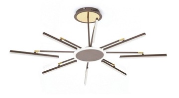 Lampa sufitowa LED PLAFON MODERN żyrandol 38W